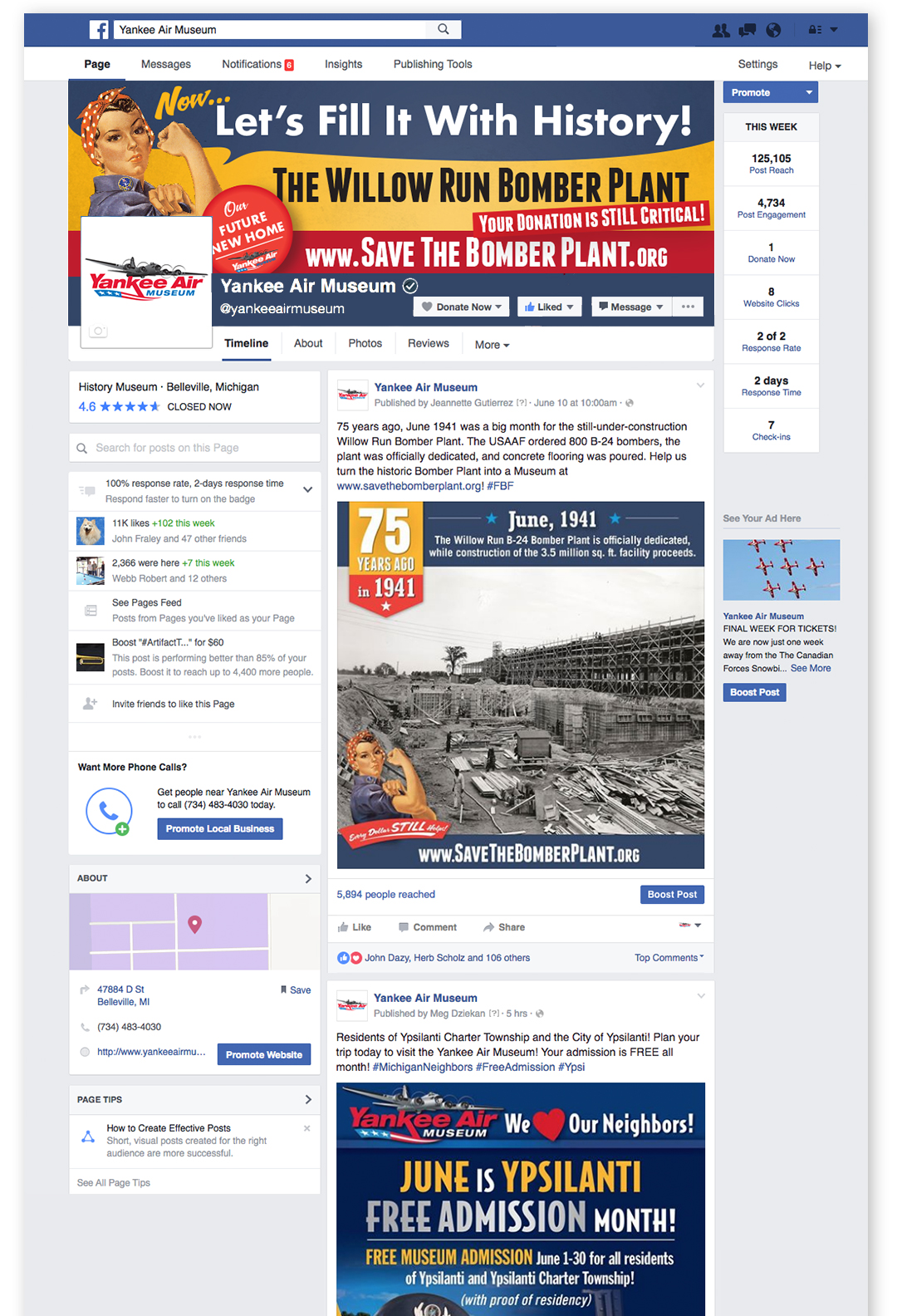Save The Bomber Plant Facebook
