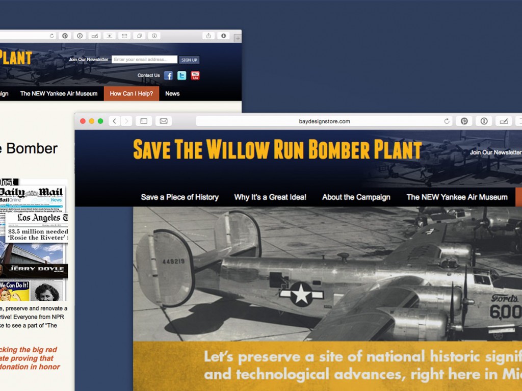 Save The Bomber Plant Website