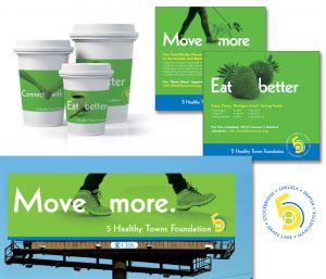 Five Healthy Towns Identity and Campaign