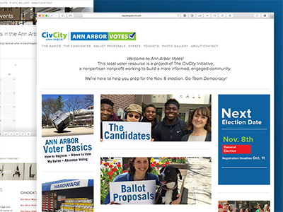 Ann Arbor Votes Website