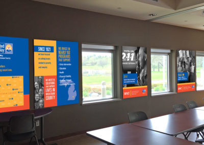 United Way of Washtenaw County Conference Room Graphics