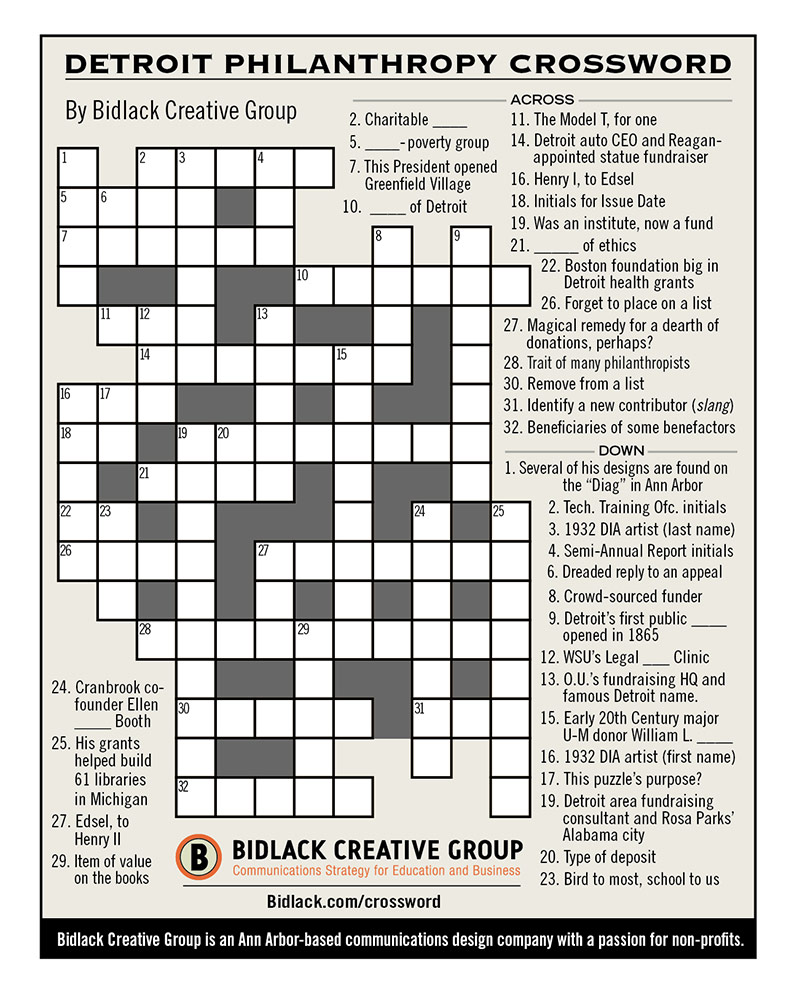 And present crossword past Past and