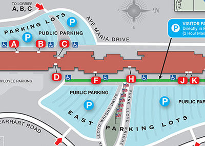 Domino’s Farms Office Park Wayfinding Maps
